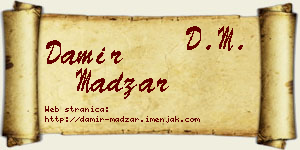 Damir Madžar vizit kartica